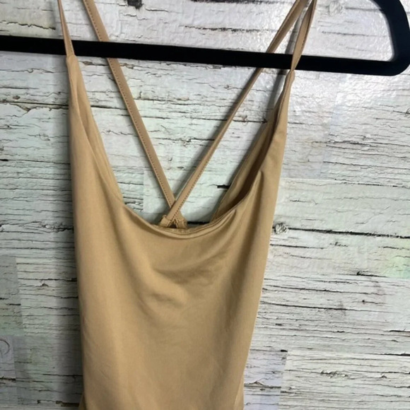 Superdown tan brown bodysuit size small - Picture 3 of 8